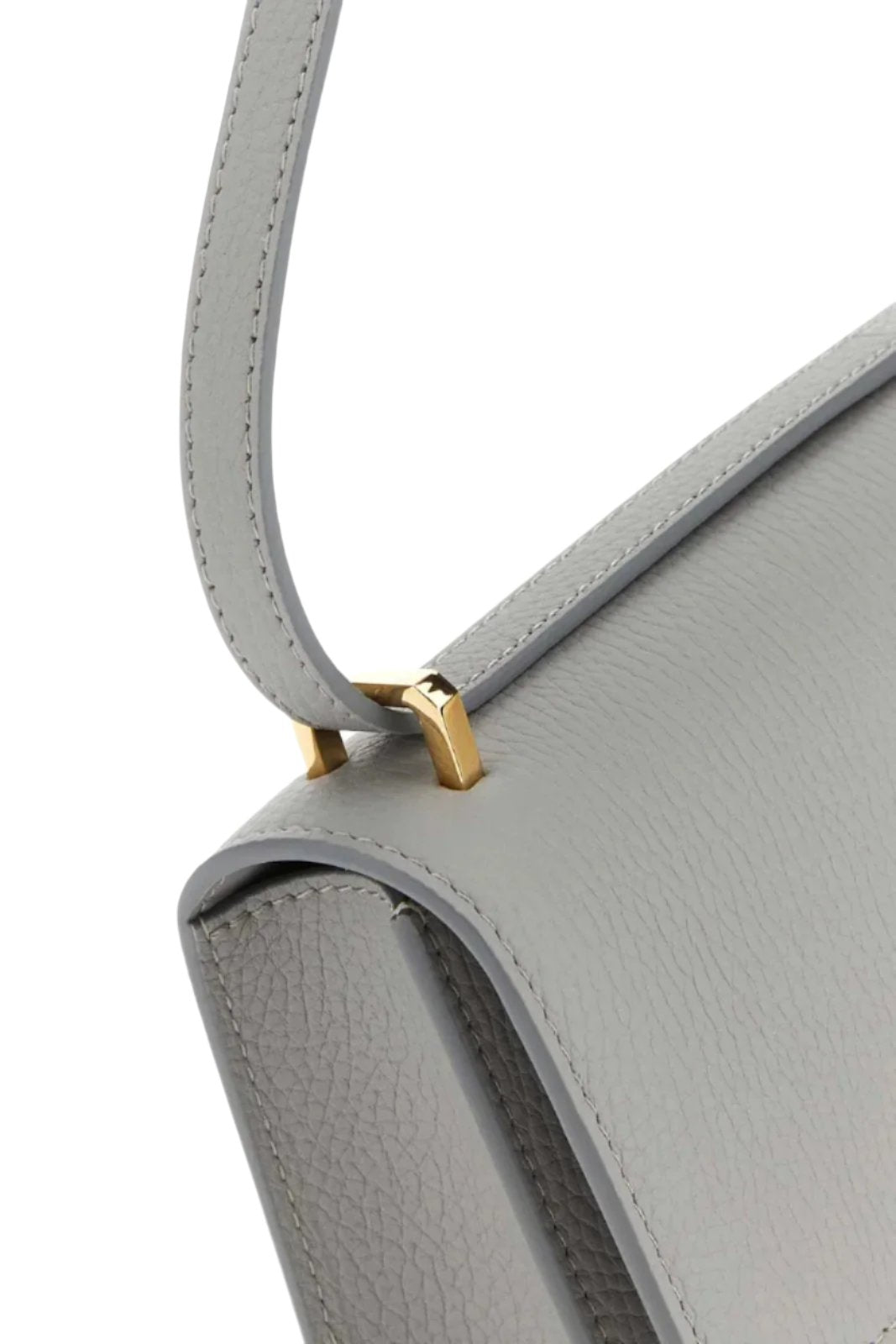 Burberry Mini Leather TB Cross-Body Bag "Grey"