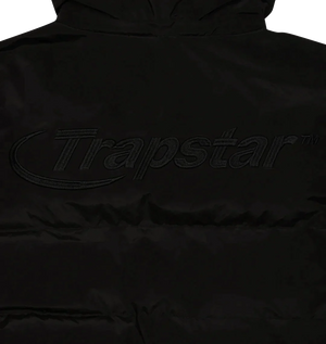 Trapstar Triple Black Hyperdrive Hooded Puffer Jacket 5