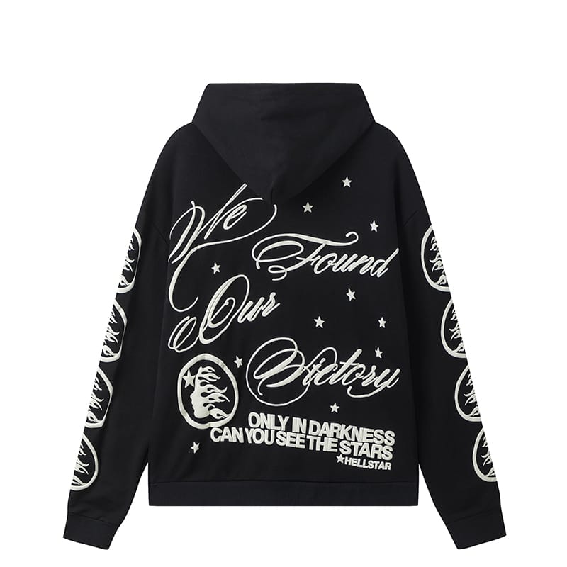 Hellstar “ONLY IN DARKNESS YOU CAN SEE THE STAR” Hoodie -Black 4