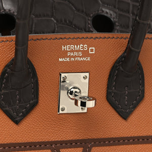 Hermès Faubourg Sellier 20" Gold Ebene "Orange" 5