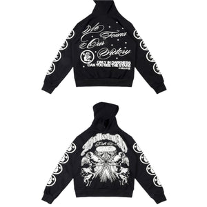 Hellstar “ONLY IN DARKNESS YOU CAN SEE THE STAR” Hoodie -Black 1