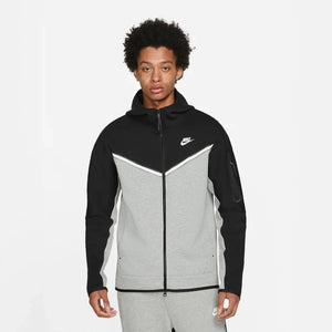 Nike Grey & Black Tech Fleece Hoodie 1