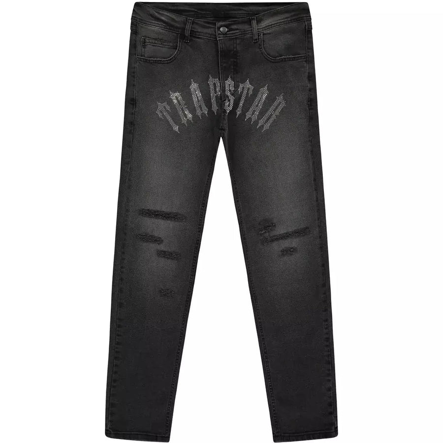 Trapstar Diamante Arch Black Jeans 1
