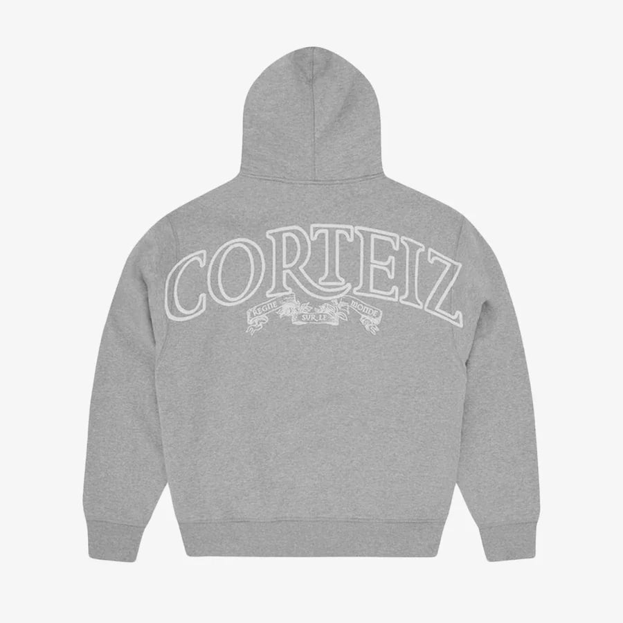 Corteiz Superior Royale Zip Hoodie- Grey 2