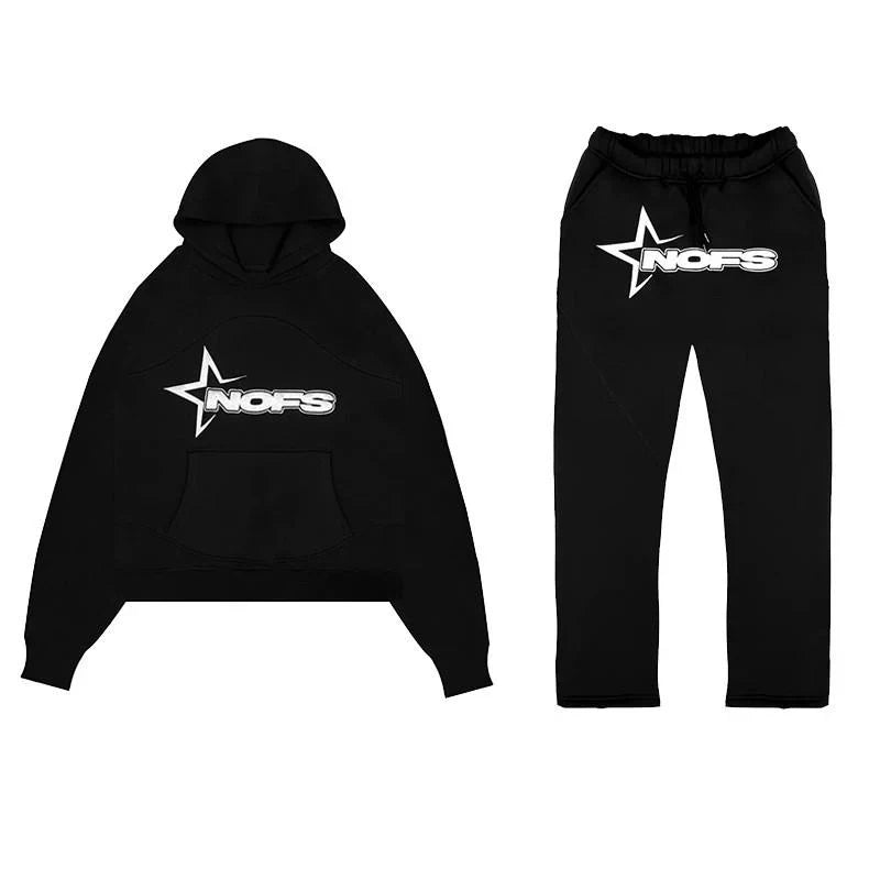 Black NOFS Tracksuit