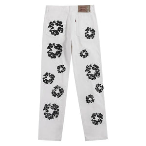 Denim tears X Levi’s Cotton Wreath Jeans- White 1