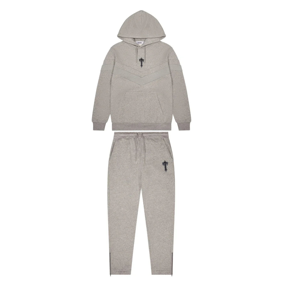 Trapstar Grey V Stripe Tracksuit 1