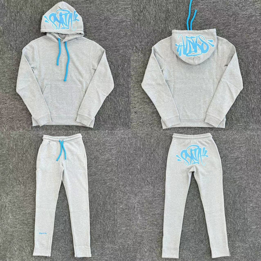 Synaworld “Syna Logo” Tracksuit - Grey / Blue 2