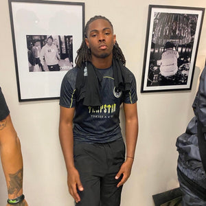 Trapstar T Football Jersey- Black/Lime 3
