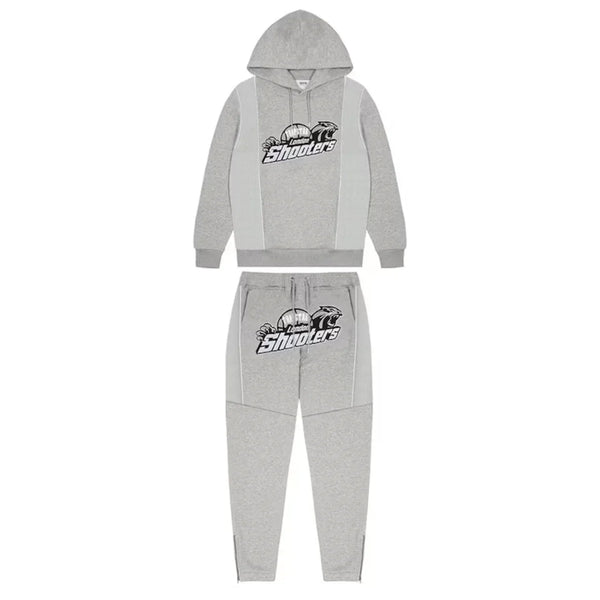 Grey & Blue Technical London Shooters Tracksuit