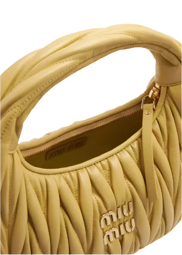 MIU MIU mini Wander matelassé "Beige"