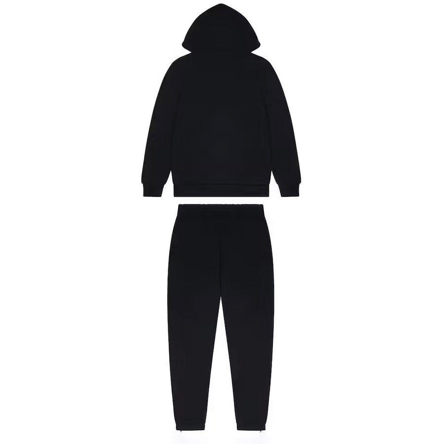 Trapstar Chenille Decoded Hoodie Tracksuit- Black/Red 2