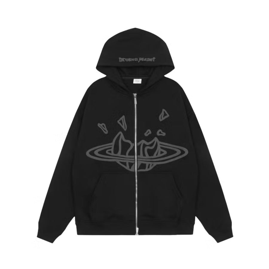 Broken Planet Zip Up Hoodie 1