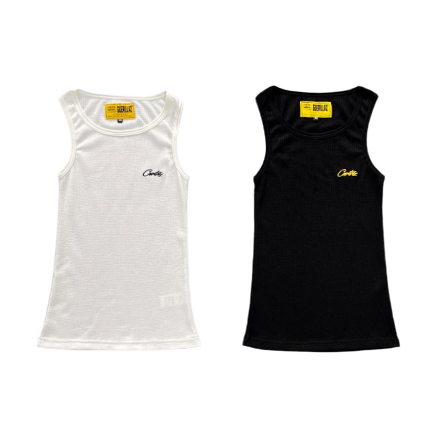 Corteiz Bolo Essentials Tank Top 
Black/White (3pc) 1
