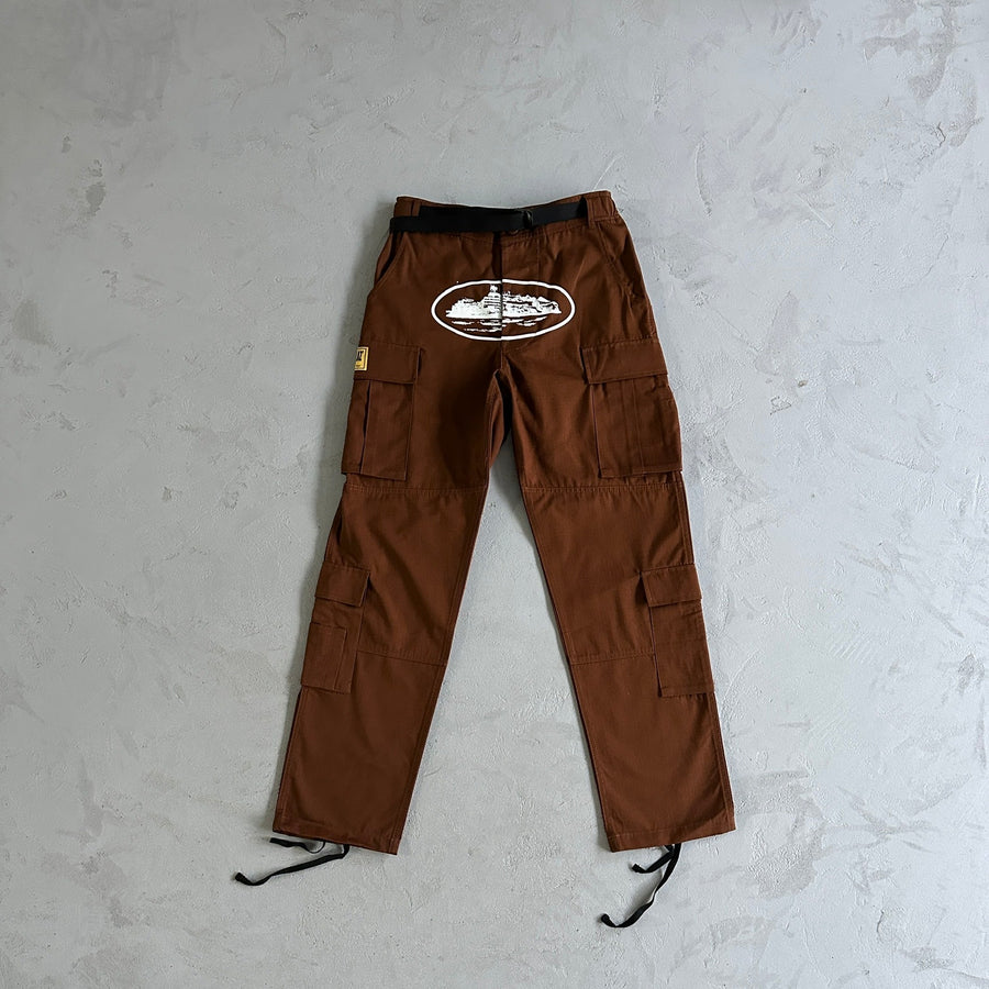 Corteiz Guerillaz* Cargo Pants Brown 2