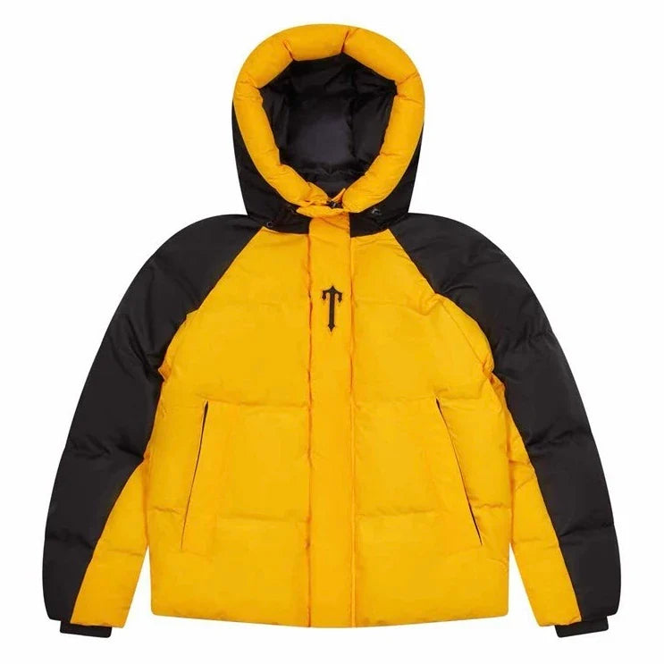 Trapstar Decoded Arch Puffer Jacket-Back/Yellow 1