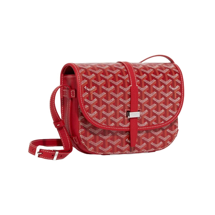 Goyard Belvedere || Red Pm Messenger Bag 1