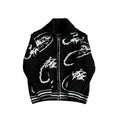 Corteiz VVS Heavy Knit Zip - Black