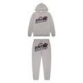 Trapstar Shooters Grey Red Edge London Tracksuit