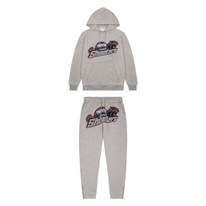 Trapstar Shooters Grey Red Edge London Tracksuit 1