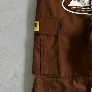 Corteiz Guerillaz* Cargo Pants Brown 7