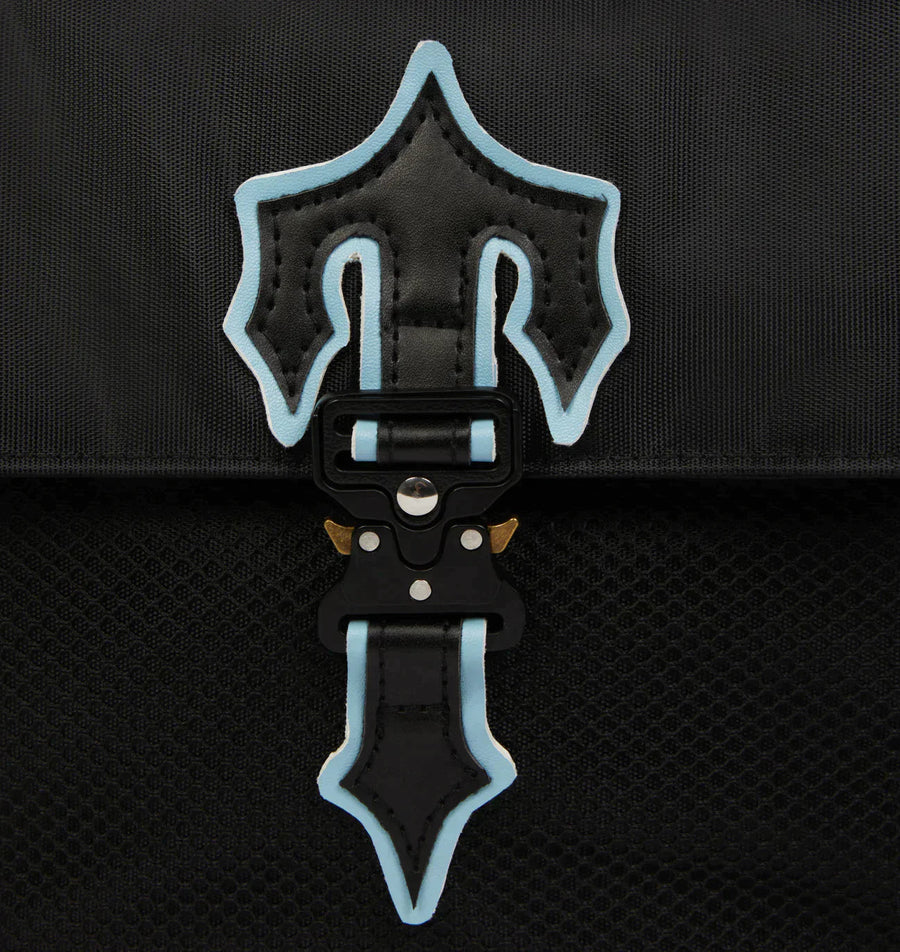 Trapstar Black & Ice Blue Irongate Messenger Bag 1.0 3