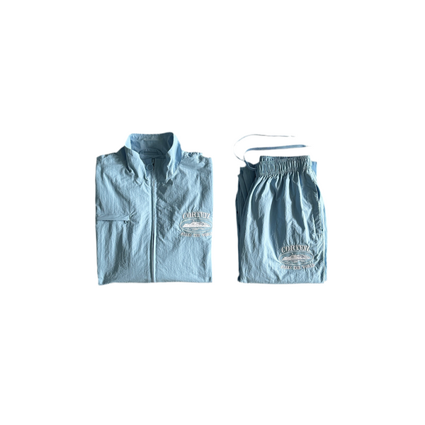Corteiz Baby Blue Shukushuku Tracksuit