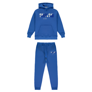 Trapstar Decoded Hooded Tracksuit Dazzling Blue/White 1