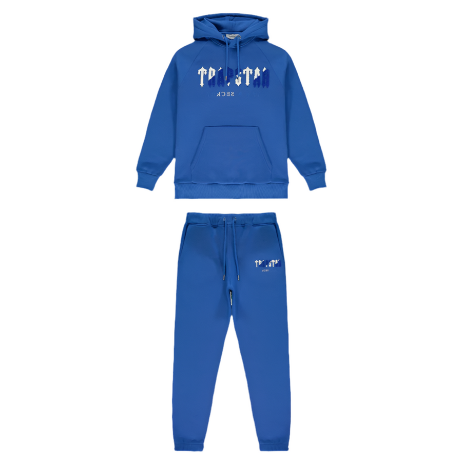 Trapstar Decoded Hooded Tracksuit Dazzling Blue/White 1