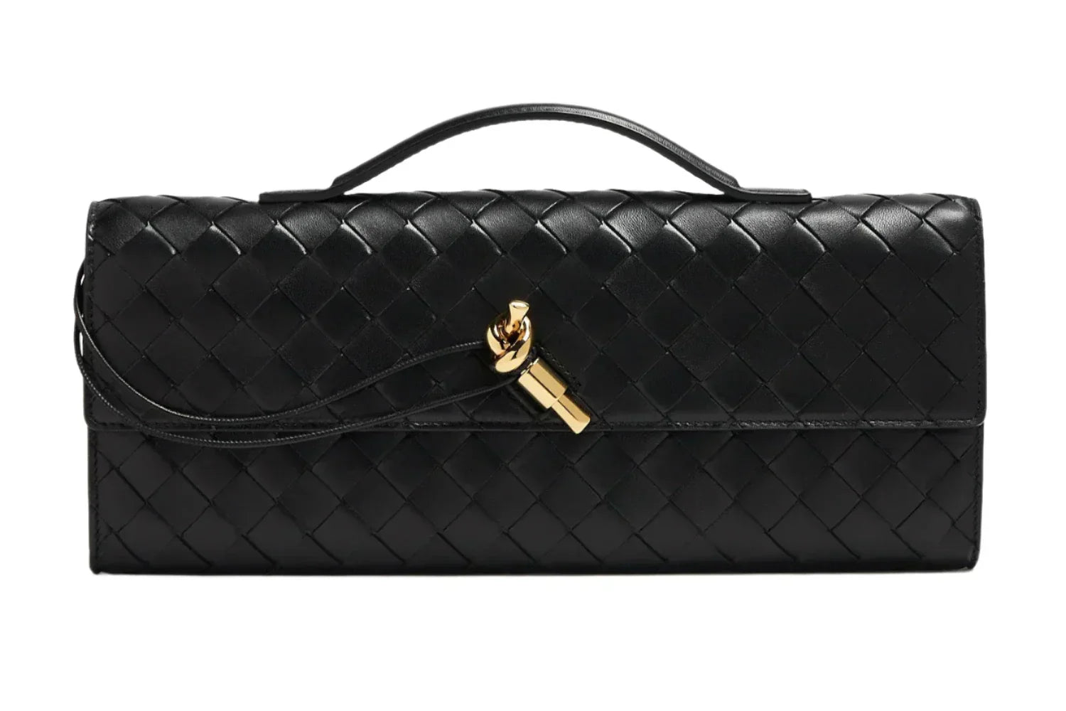 Bottega Veneta Andiamo Long Clutch "Black"