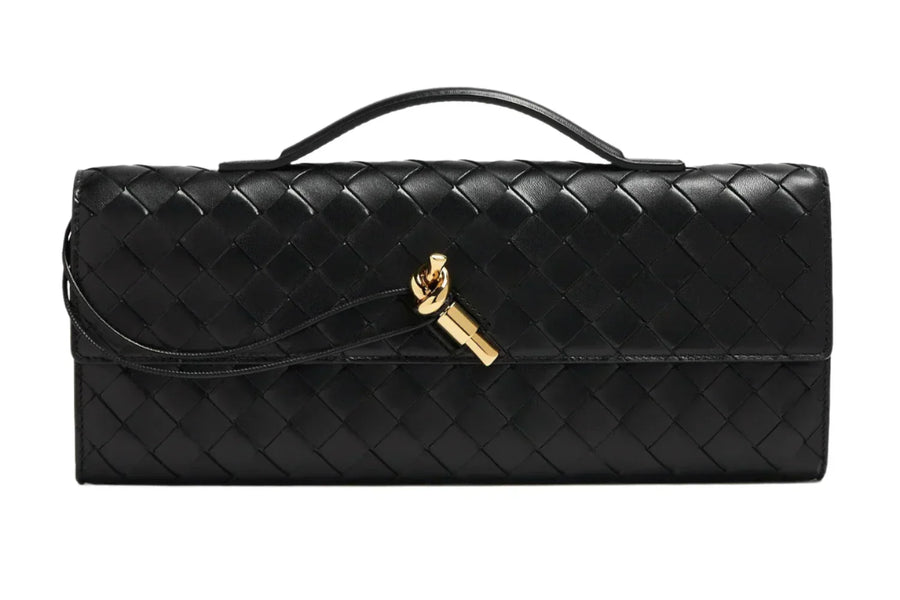 Bottega Veneta Andiamo Long Clutch "Black" 1
