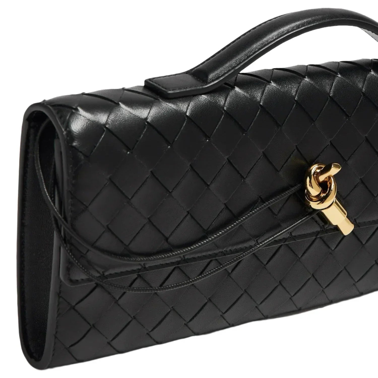 Bottega Veneta Andiamo Long Clutch "Black"