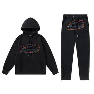 Shooters 2.0 Hooded Black Tracksuit 1