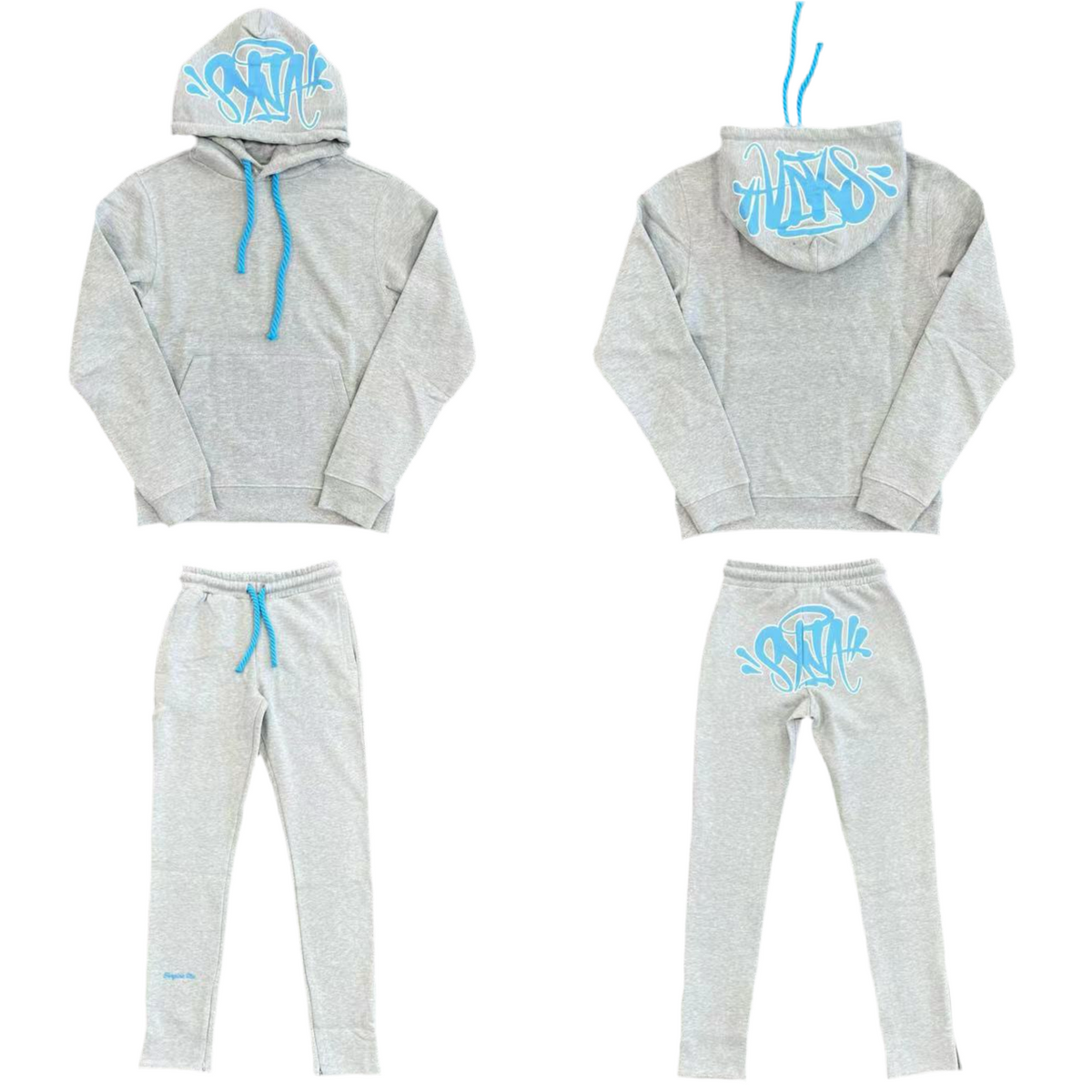 Synaworld “Syna Logo” Tracksuit - Grey / Blue