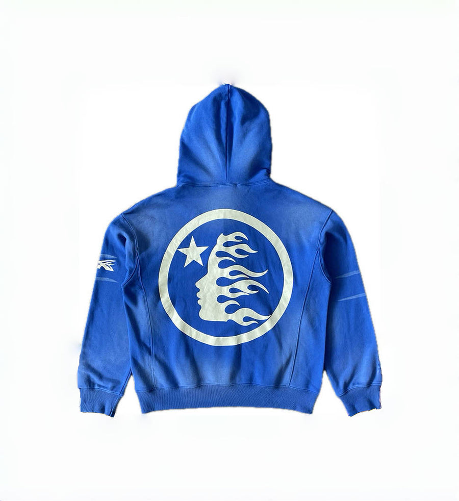 Hellstar "No Guts, No Glory" Hoodie - Blue 2