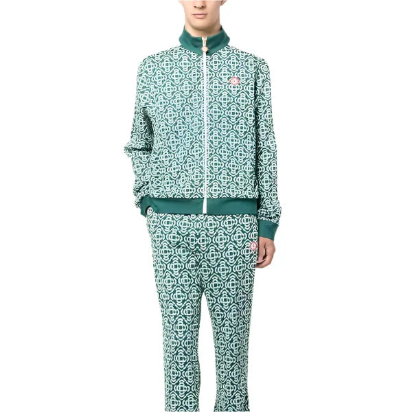 Casablanca Zip-Up Tracksuit- Green 1
