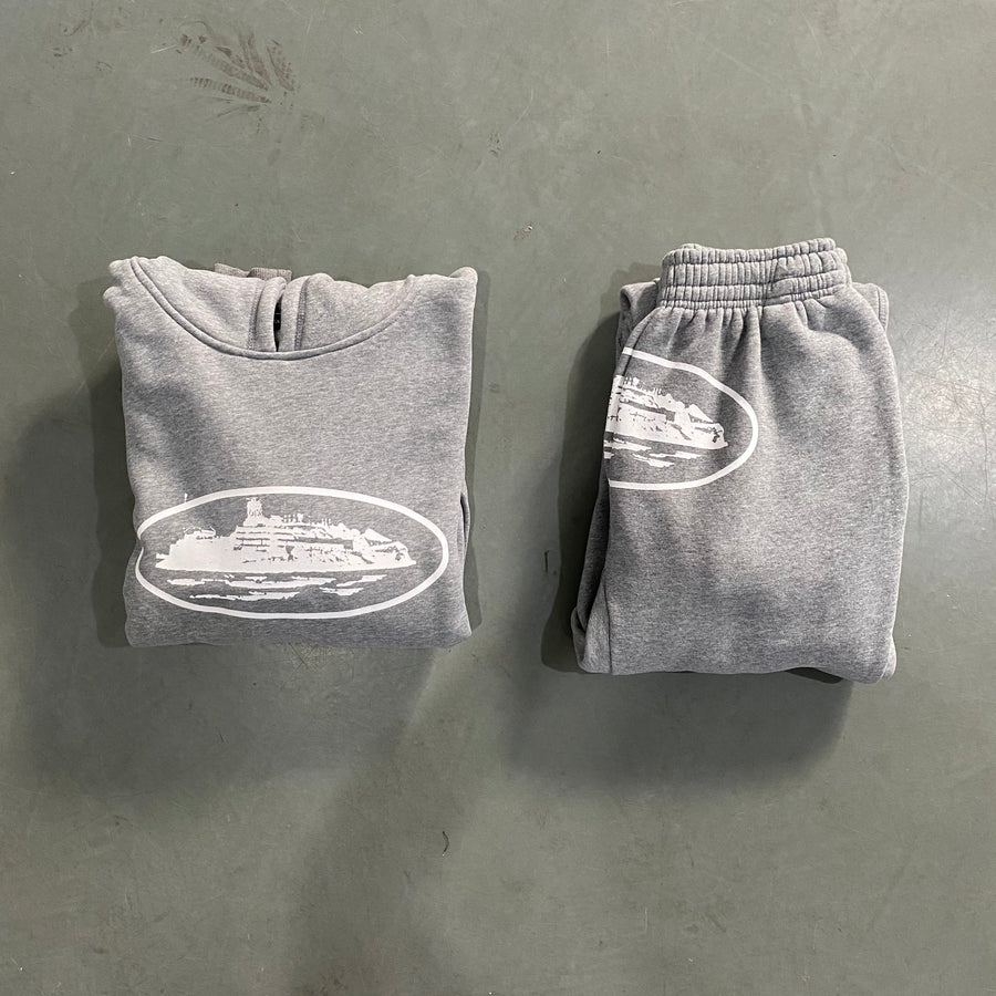 Corteiz Alcatraz Grey Tracksuit 2