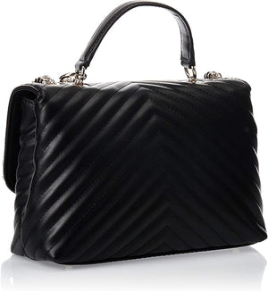 GUESS Blakely Top Handle Flap Sling Bag "Black" 2