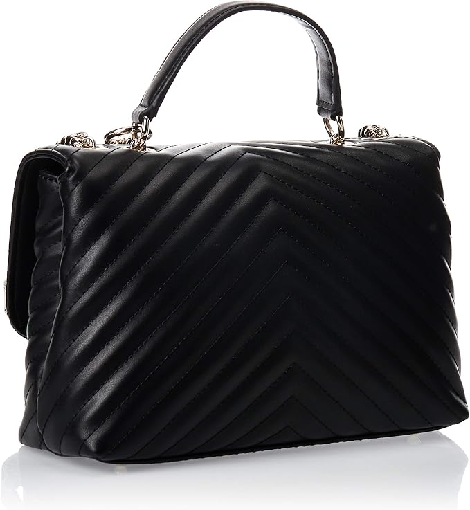 GUESS Blakely Top Handle Flap Sling Bag "Black" 2
