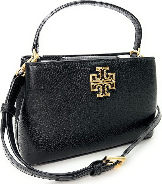 Tory Burch Britten Micro Satchel "Black" 4