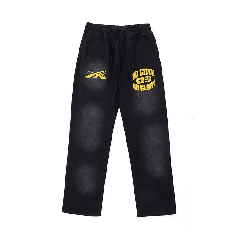 Hellstar "No Guts, No Glory" Sweatpants - Black 1
