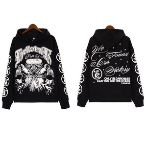 Hellstar “ONLY IN DARKNESS YOU CAN SEE THE STAR” Hoodie -Black 2