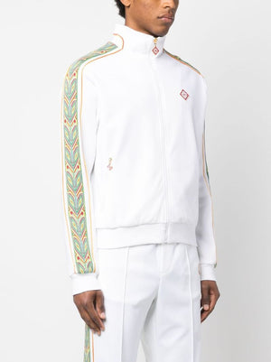 Casablanca Zip-Up Tracksuit- White 2