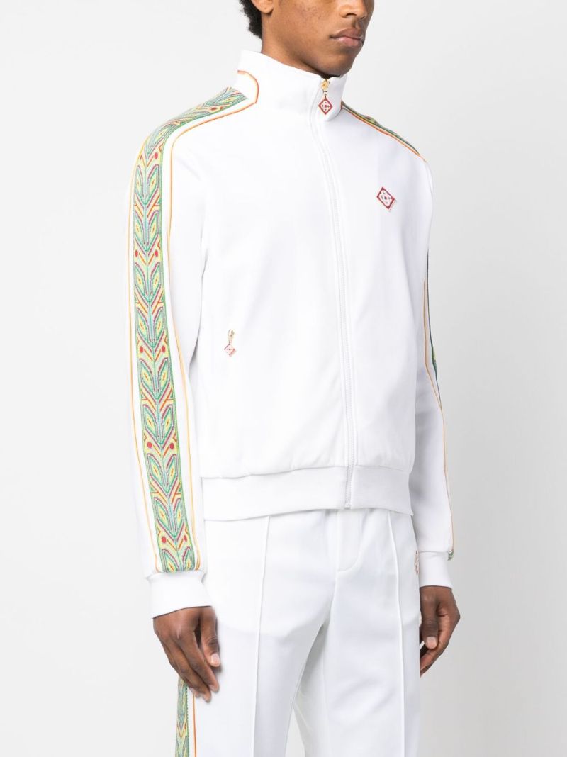 Casablanca Zip-Up Tracksuit- White 2