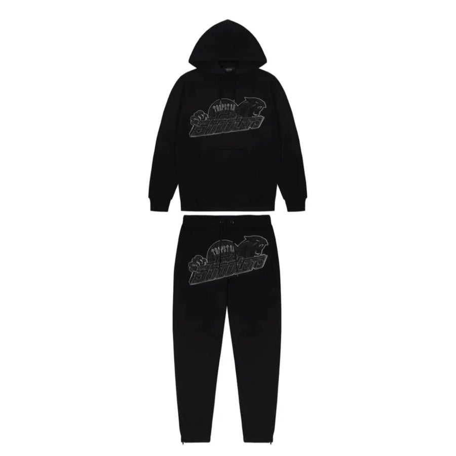 Trapstar Shooters Blackout Monochrome Tracksuit 1