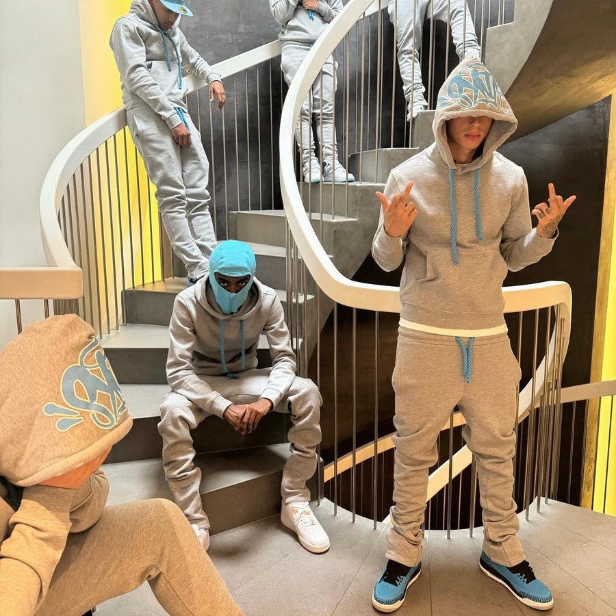 Synaworld “Syna Logo” Tracksuit - Grey / Blue 8