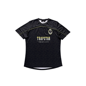 Trapstar T Football Jersey- Black/Lime 1