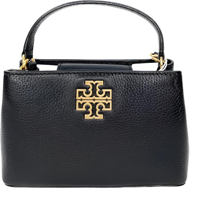 Tory Burch Britten Micro Satchel "Black" 1