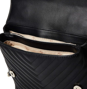 GUESS Blakely Top Handle Flap Sling Bag "Black" 4