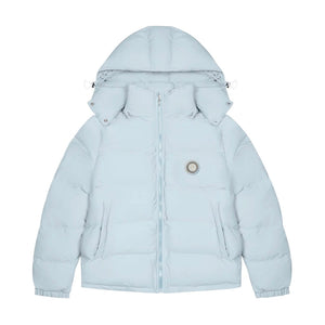 Trapstar Irongate Detachable Hood Puffer Coat Jacket Ice Blue 2